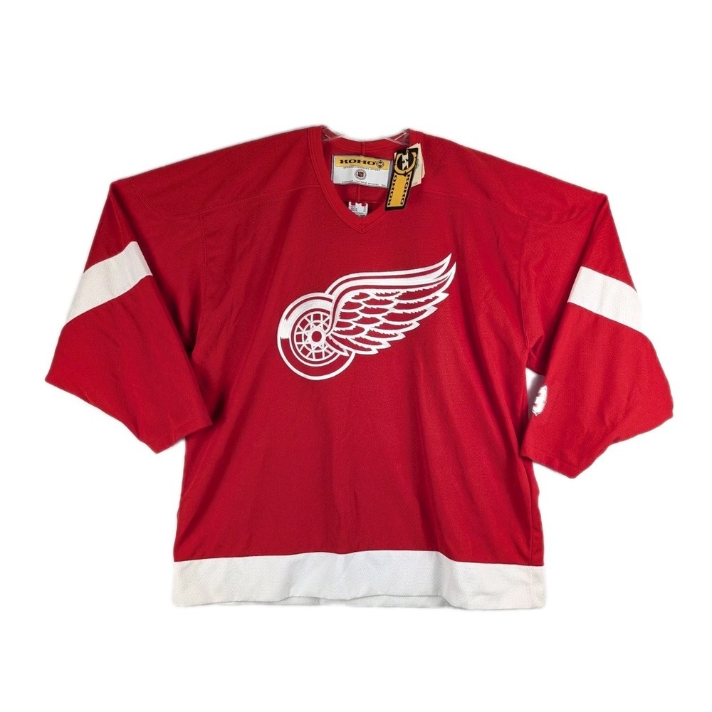 Vintage KOHO Detroit Redwings Hockey Jersey Adult  XL